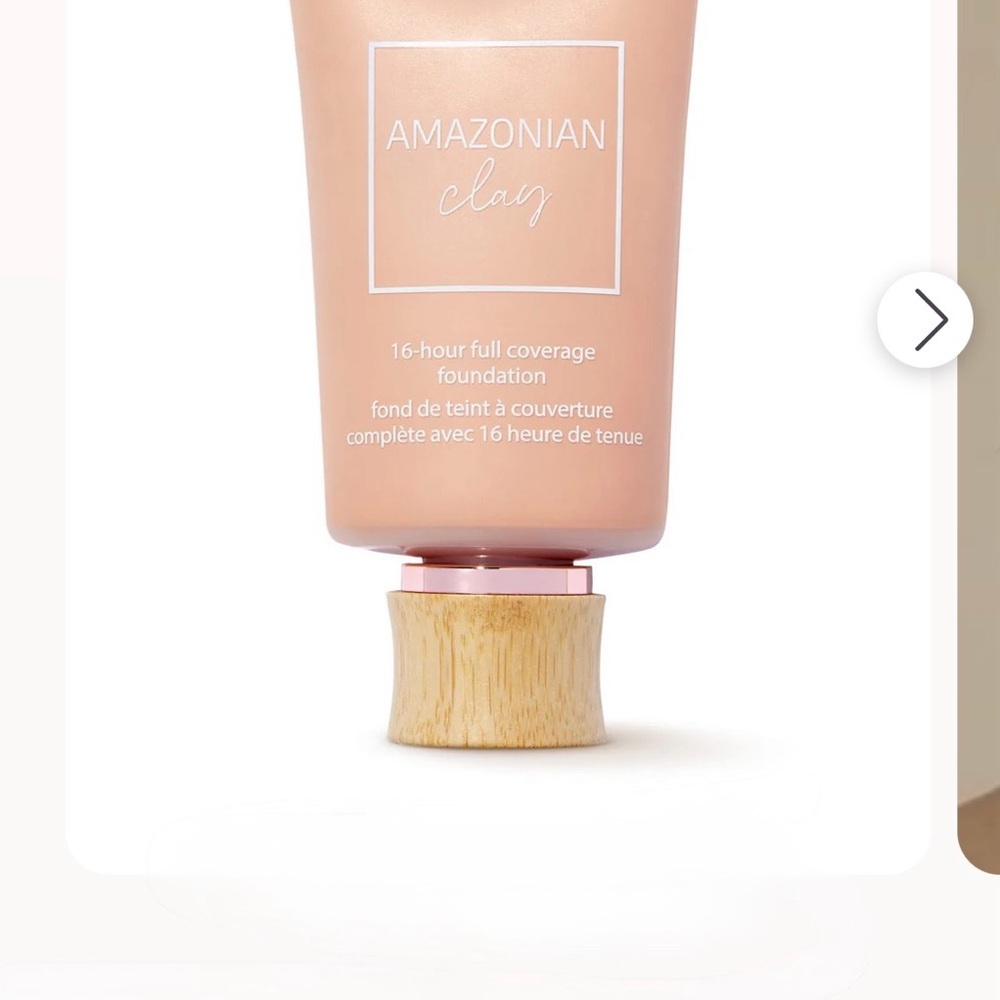 Tarte Amazonian Clay Foundation with Wooden Cap.